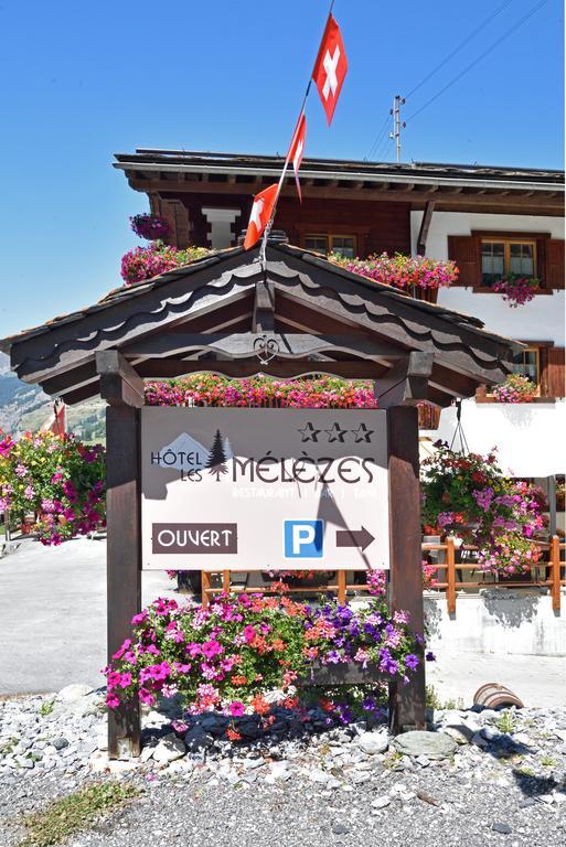 Hotel Les Melezes Haudères Eksteriør bilde