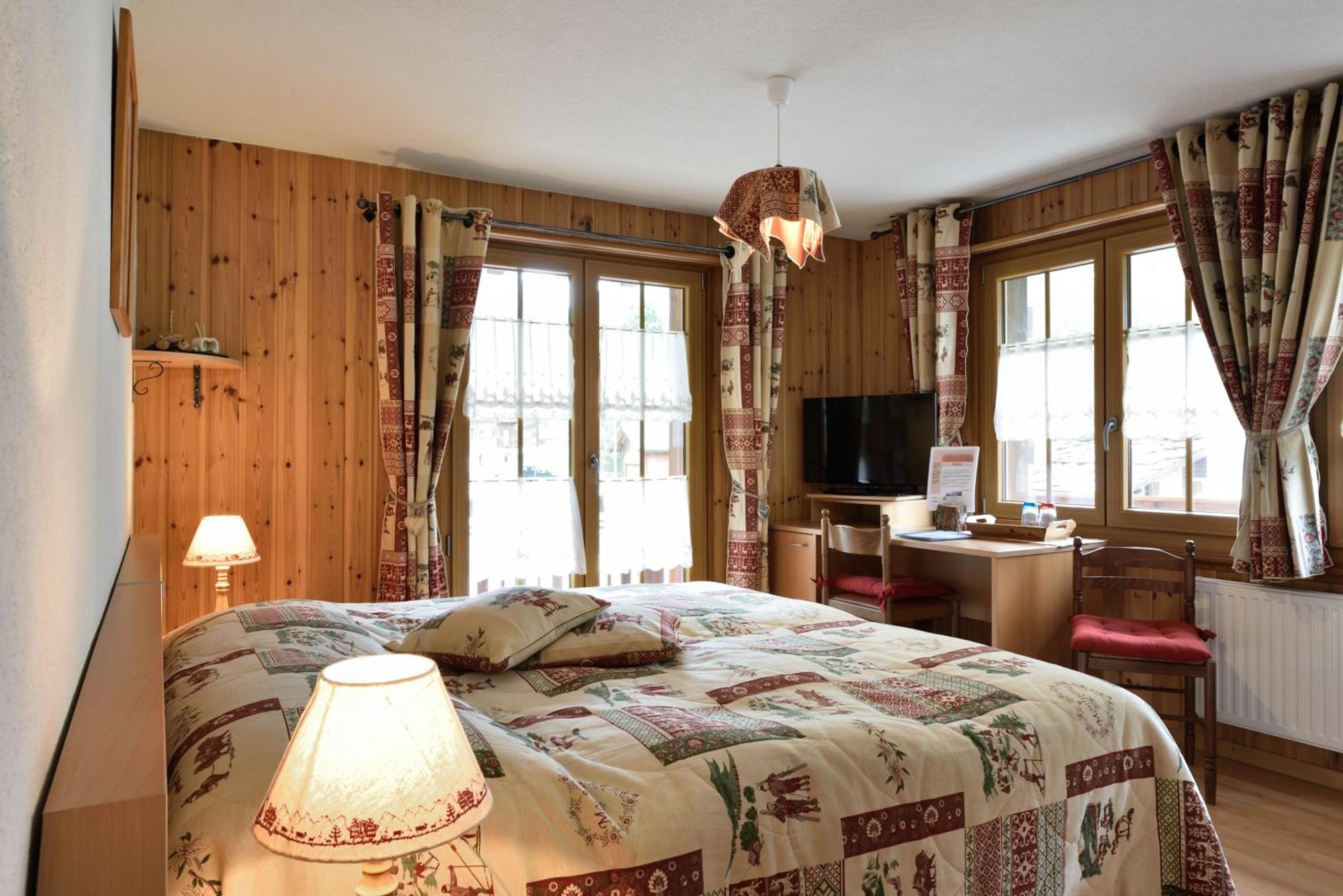 Hotel Les Melezes Haudères Rom bilde