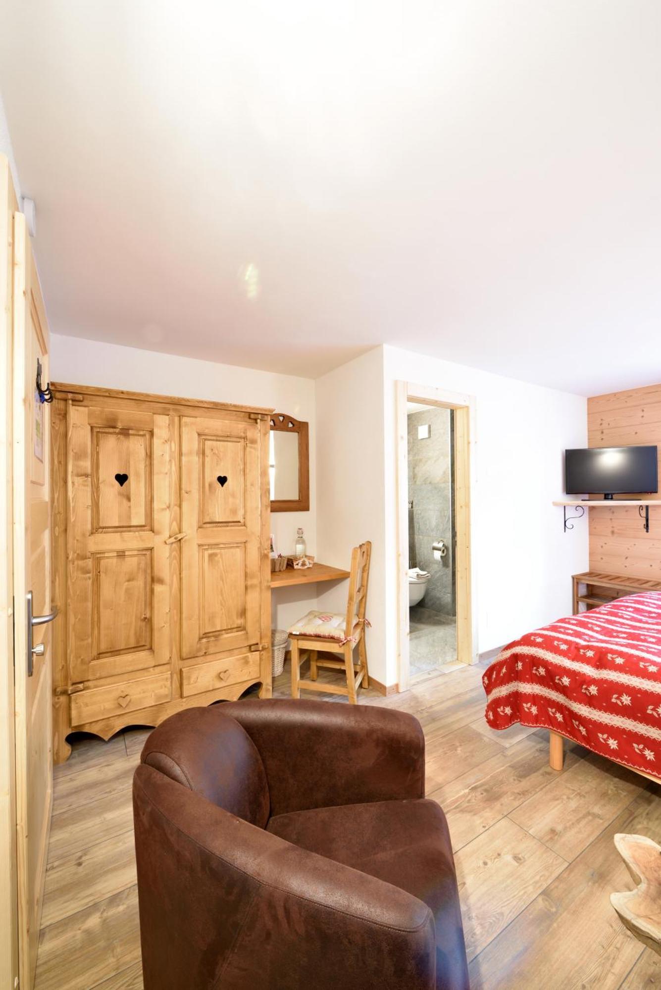 Hotel Les Melezes Haudères Rom bilde