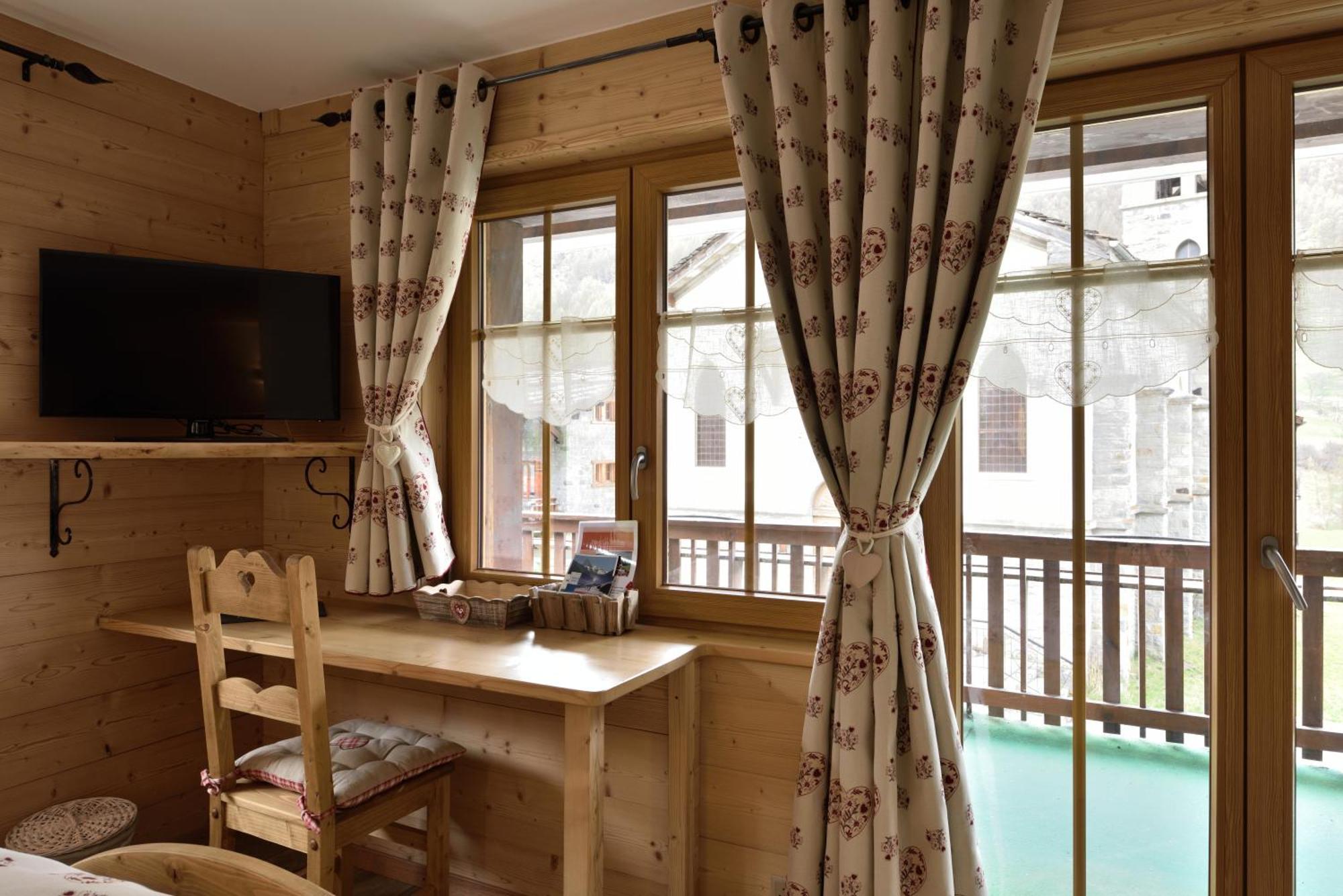 Hotel Les Melezes Haudères Rom bilde