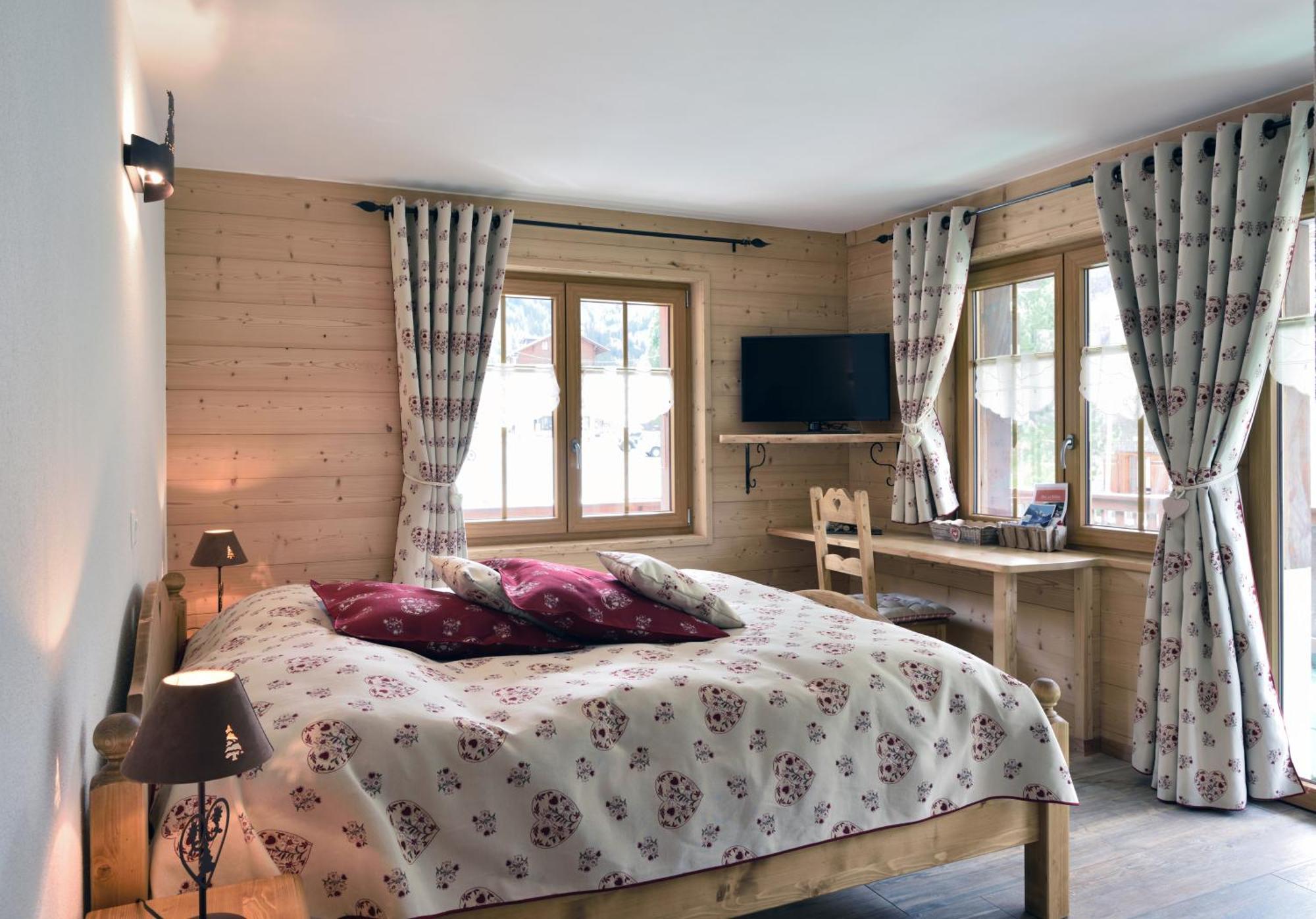 Hotel Les Melezes Haudères Rom bilde